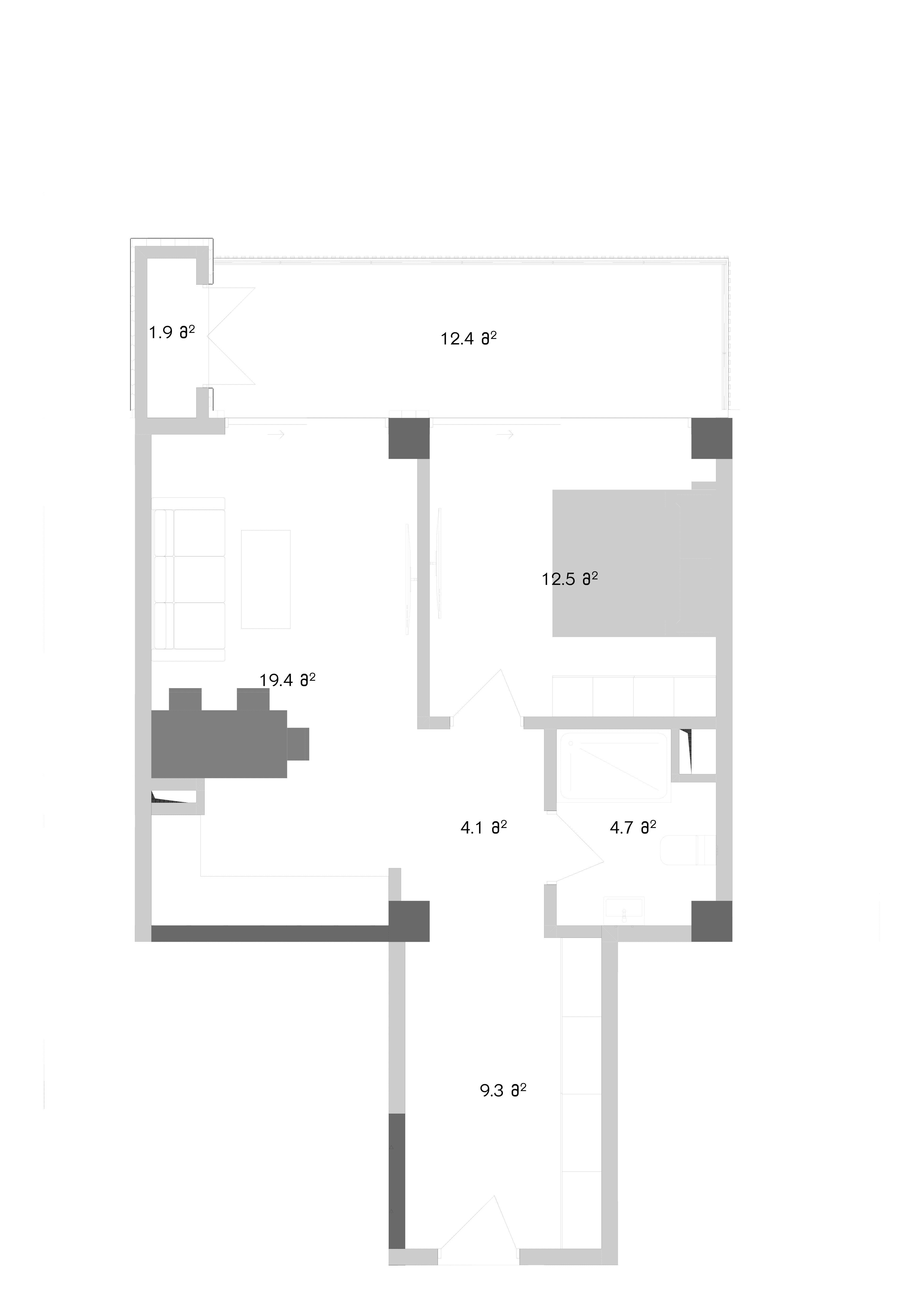 1 საძინებლით 10